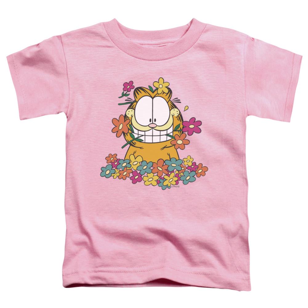 Garfield In The Garden Toddler 18/1 Cotton Short-Sleeve T-Shirt