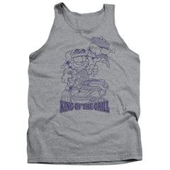 Garfield King Of The Grill Men's 18/1 Cotton Tank Top