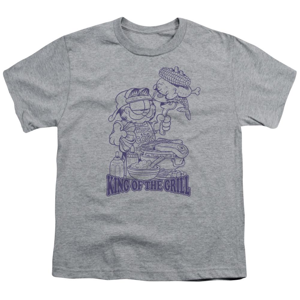 Garfield King Of The Grill Youth 18/1 100% Cotton Short-Sleeve T-Shirt