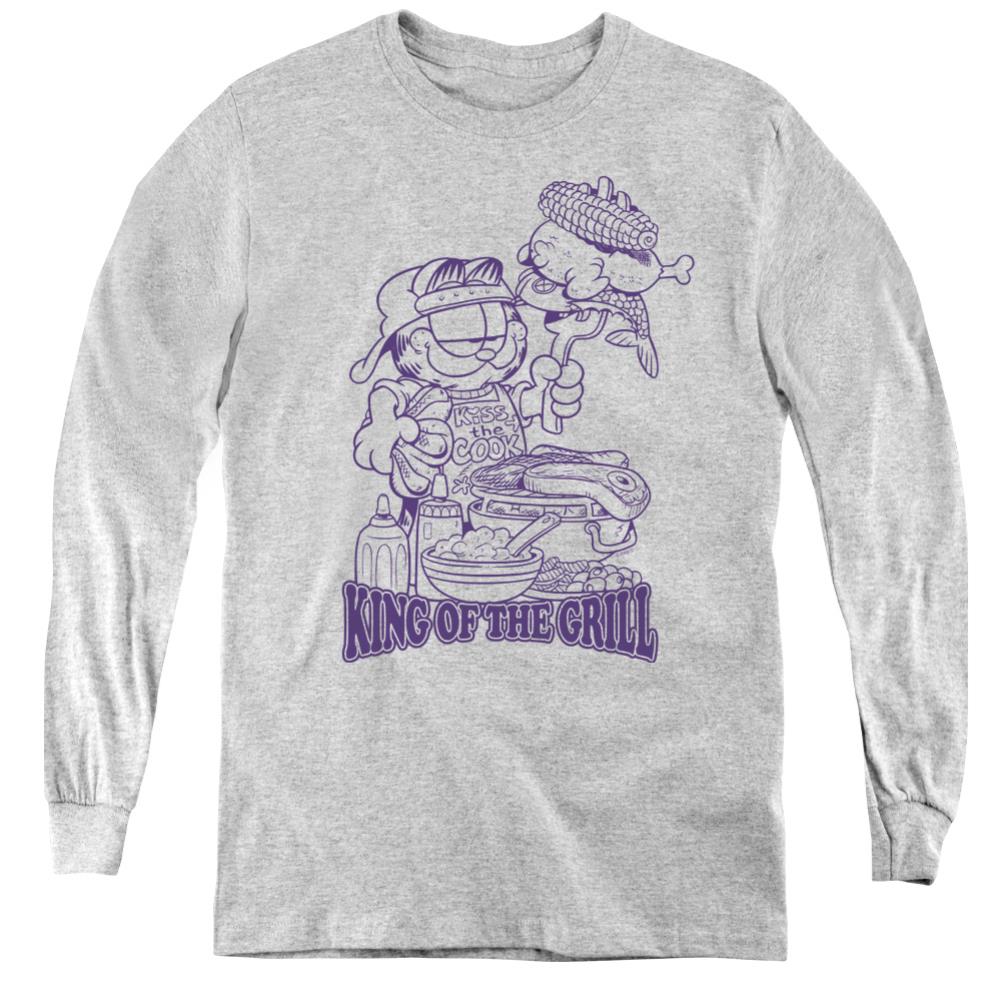 Garfield King Of The Grill Youth Long-Sleeve T-Shirt