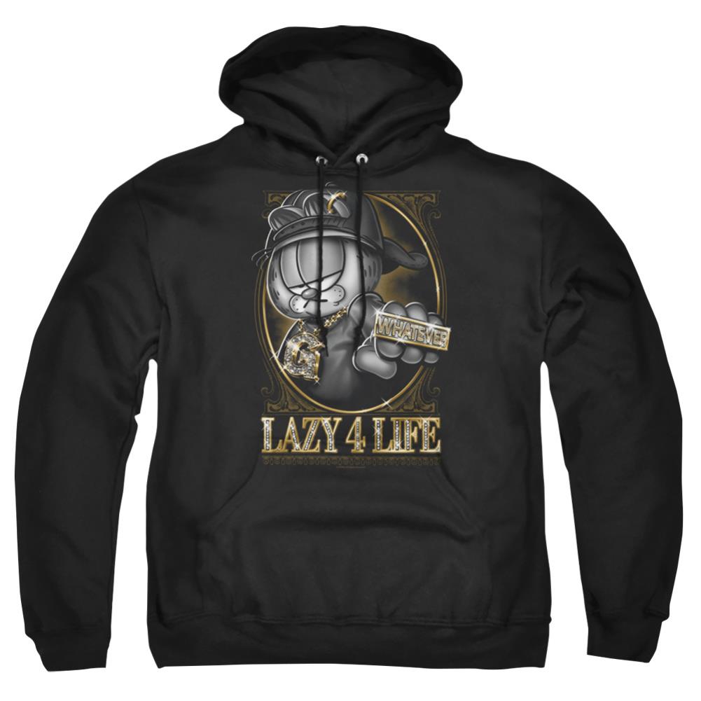 Garfield Lazy 4 Life Men's Pull-Over 75 25 Poly Hoodie