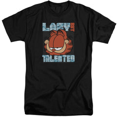 Garfield Lazy But Talented Men's 18/1 Tall Cotton Short-Sleeve T-Shirt