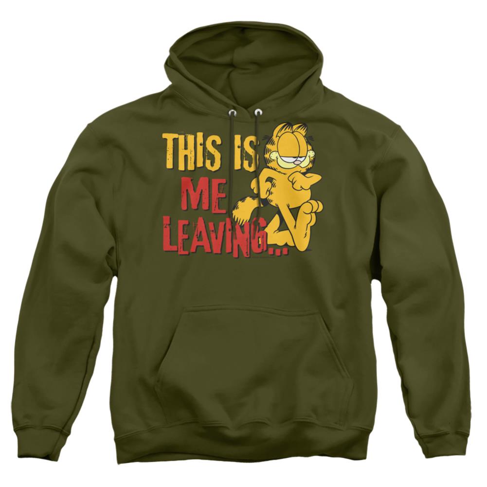 Garfield Leaving Men's Pull-Over 75 25 Poly Hoodie