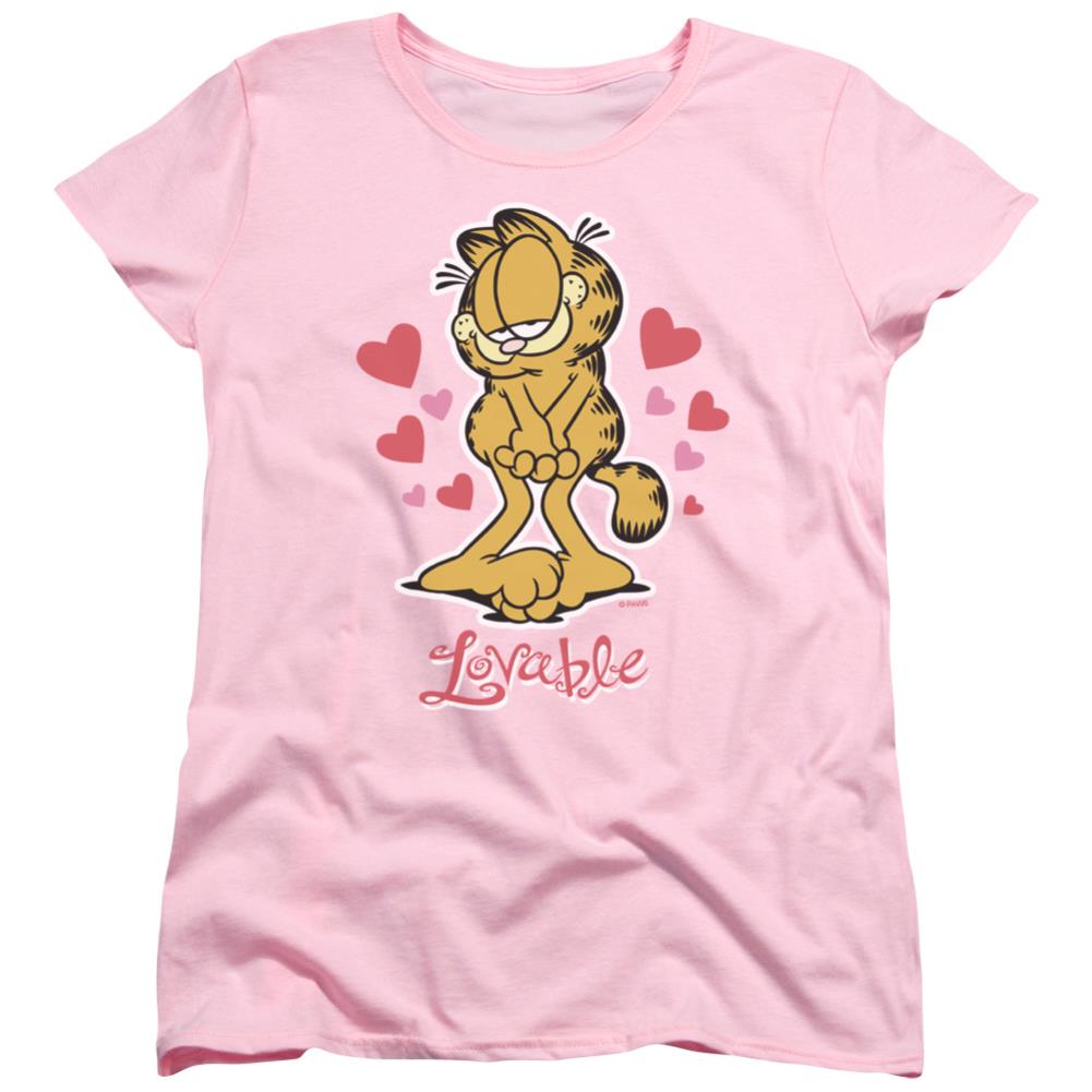 Garfield Lovable Women's 18/1 Cotton Short-Sleeve T-Shirt