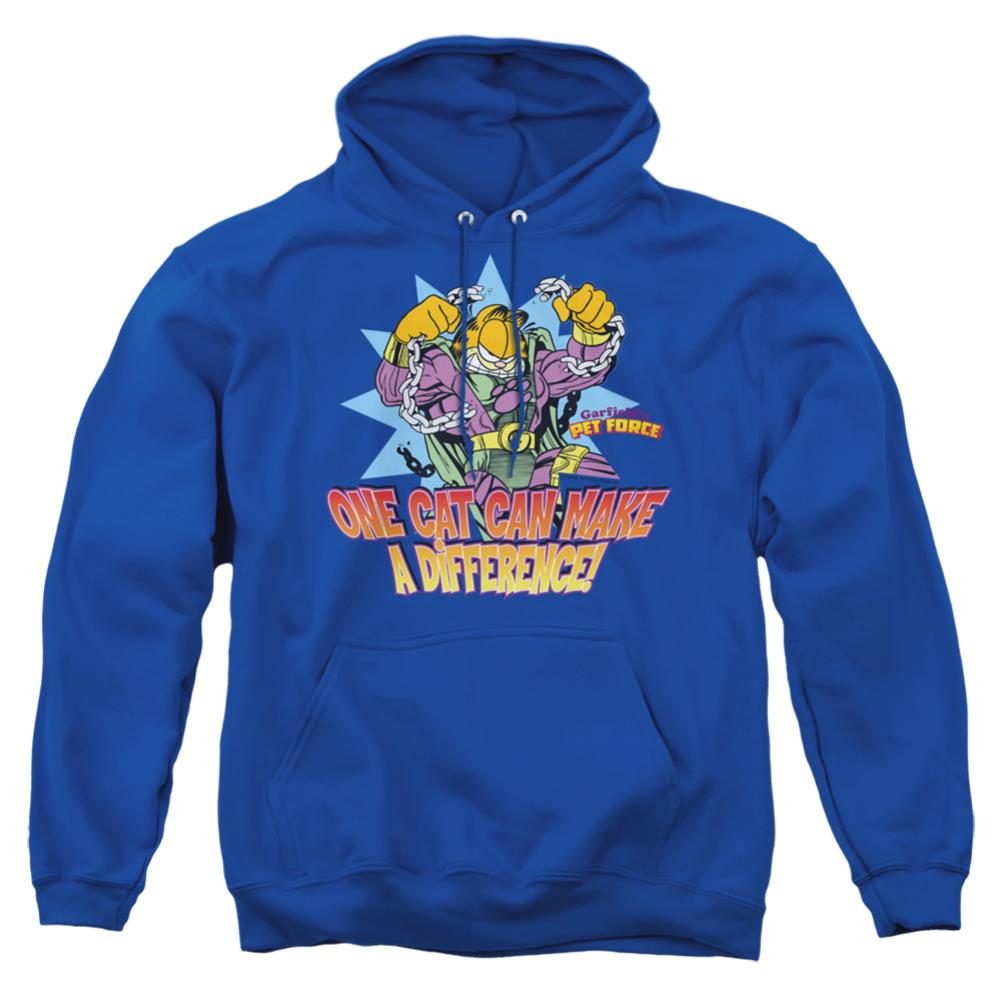 Garfield Make A Difference Men's Pull-Over 75 25 Poly Hoodie