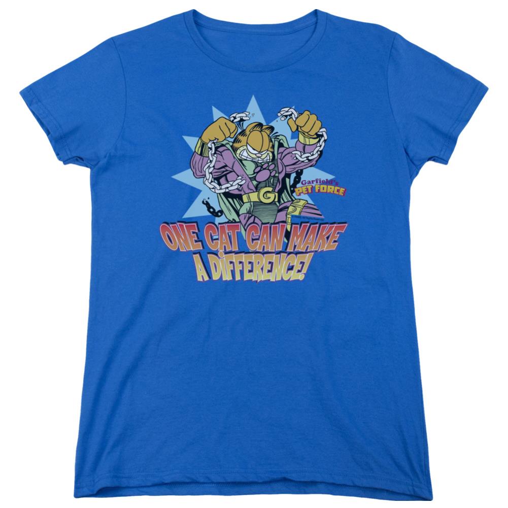 Garfield Make A Difference Women's 18/1 Cotton Short-Sleeve T-Shirt