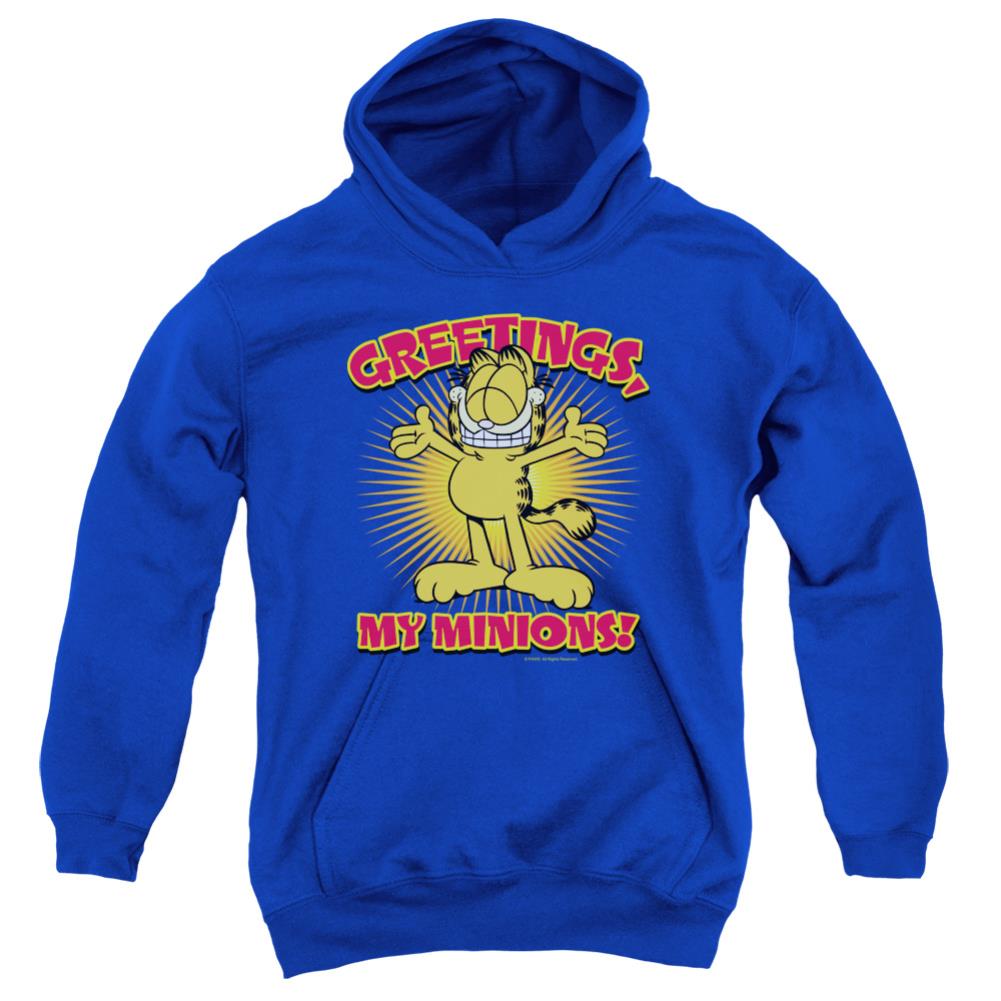 Garfield Minions Youth Cotton Poly Pull-Over Hoodie
