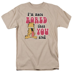 Garfield More Bored Men's 18/1 Cotton Short-Sleeve T-Shirt