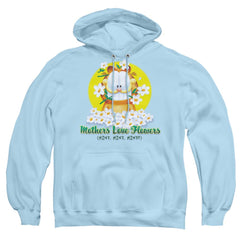Garfield Mothers Love Flowers Men's Pull-Over 75 25 Poly Hoodie