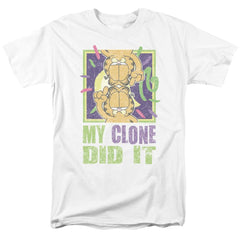 Garfield My Clone Did It Men's 18/1 Cotton Short-Sleeve T-Shirt