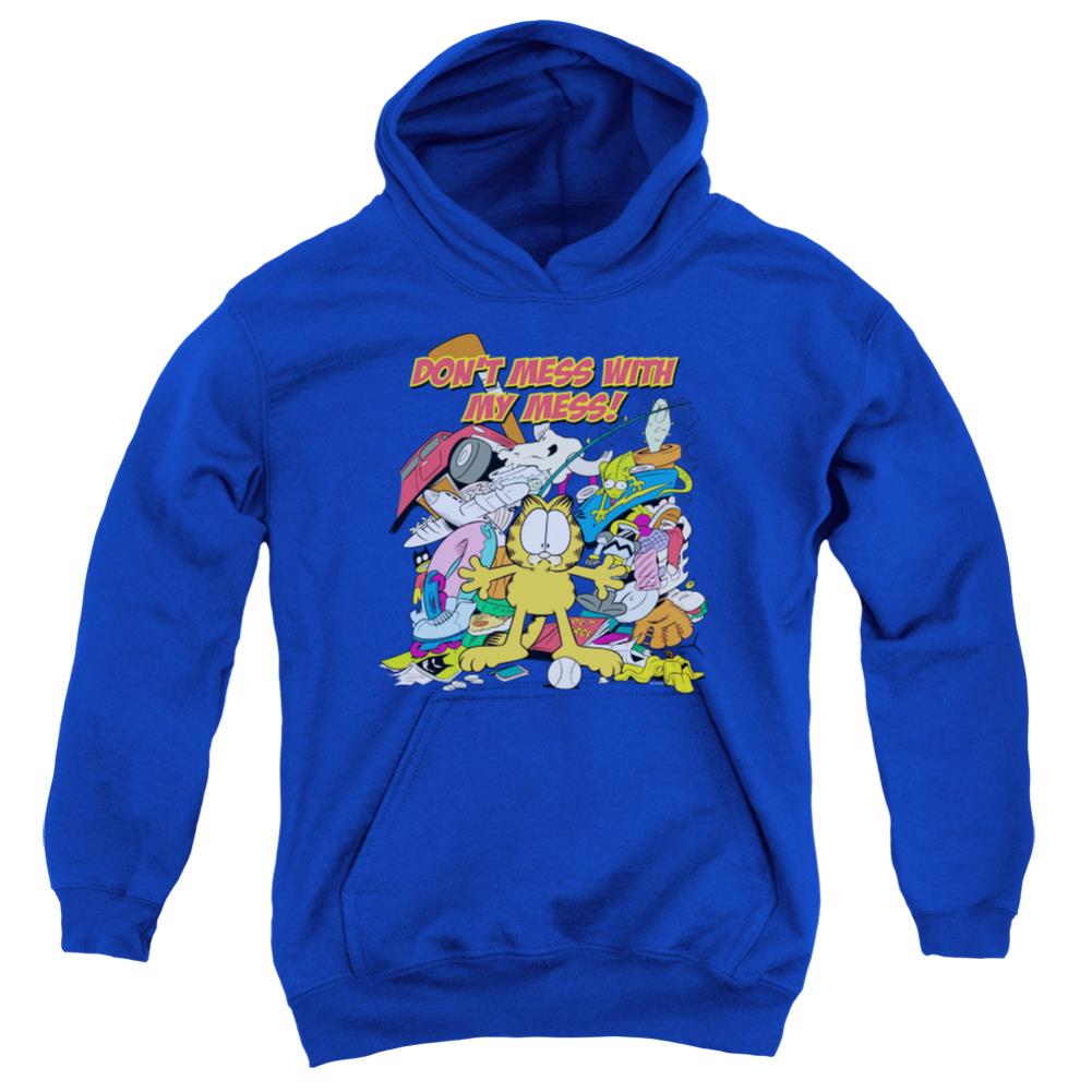 Garfield My Mess Youth Cotton Poly Pull-Over Hoodie
