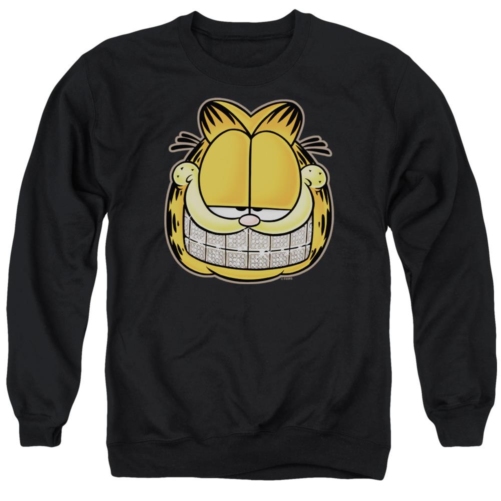 Garfield Nice Grill Men's Crewneck 50 50 Poly Long-Sleeve T-Shirt