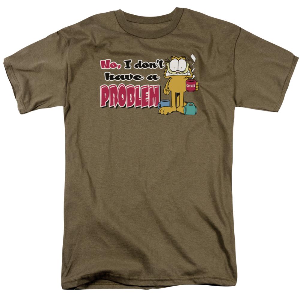 Garfield No Problem Men's 18/1 Cotton Short-Sleeve T-Shirt