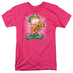 Garfield Number 1 Elf Men's 18/1 Cotton Short-Sleeve T-Shirt
