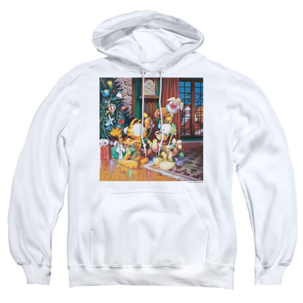 Garfield Odie Tree Men's Pull-Over 75 25 Poly Hoodie