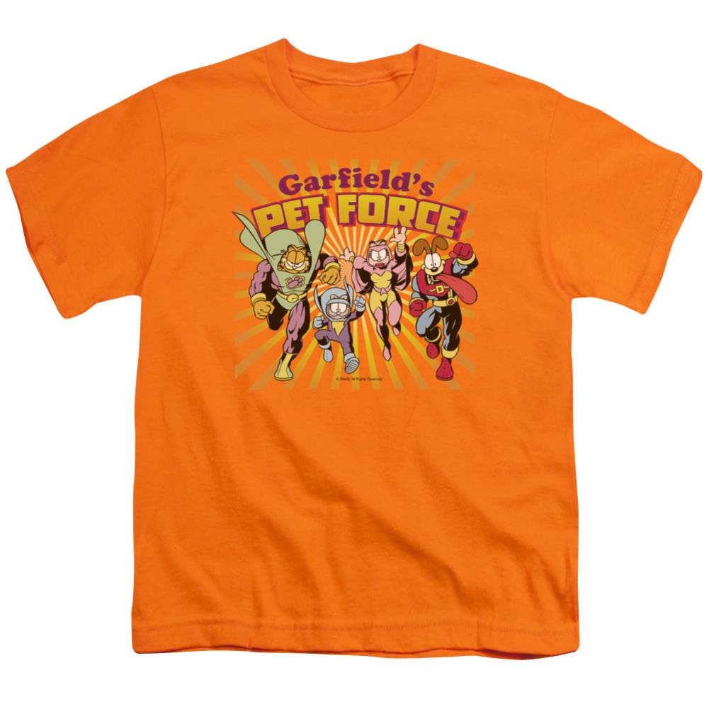 Garfield Pet Force Burst Youth 18/1 100% Cotton Short-Sleeve T-Shirt