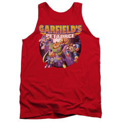 Garfield Pet Force Four Men's 18/1 Cotton Tank Top