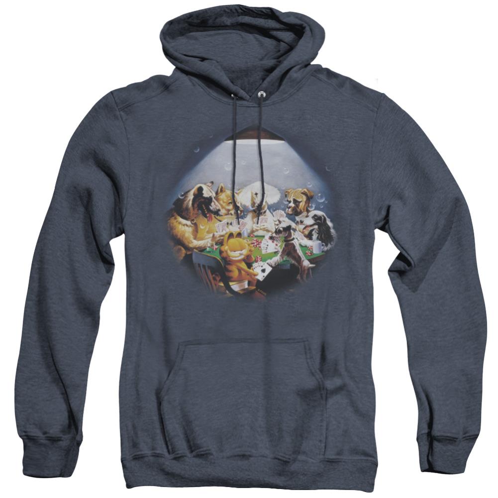 Garfield Playing With The Big Dogs Men's Pull-Over Hoodie