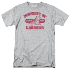 Garfield Property Of Lasagna Men's 18/1 Cotton Short-Sleeve T-Shirt