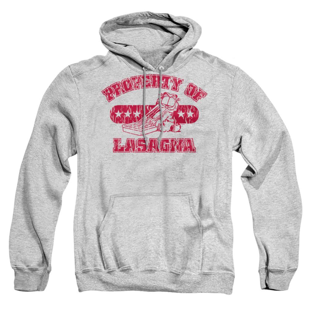 Garfield Property Of Lasagna Men's Pull-Over 75 25 Poly Hoodie