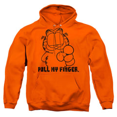 Garfield Pull My Finger Men's Pull-Over 75 25 Poly Hoodie