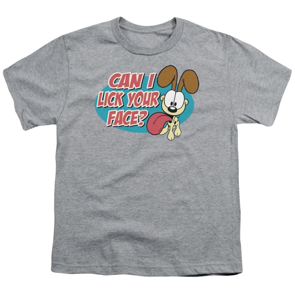 Garfield Question Youth 18/1 100% Cotton Short-Sleeve T-Shirt