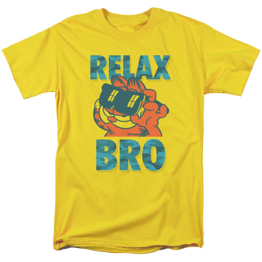 Garfield Relax Bro Men's 18/1 Cotton Short-Sleeve T-Shirt