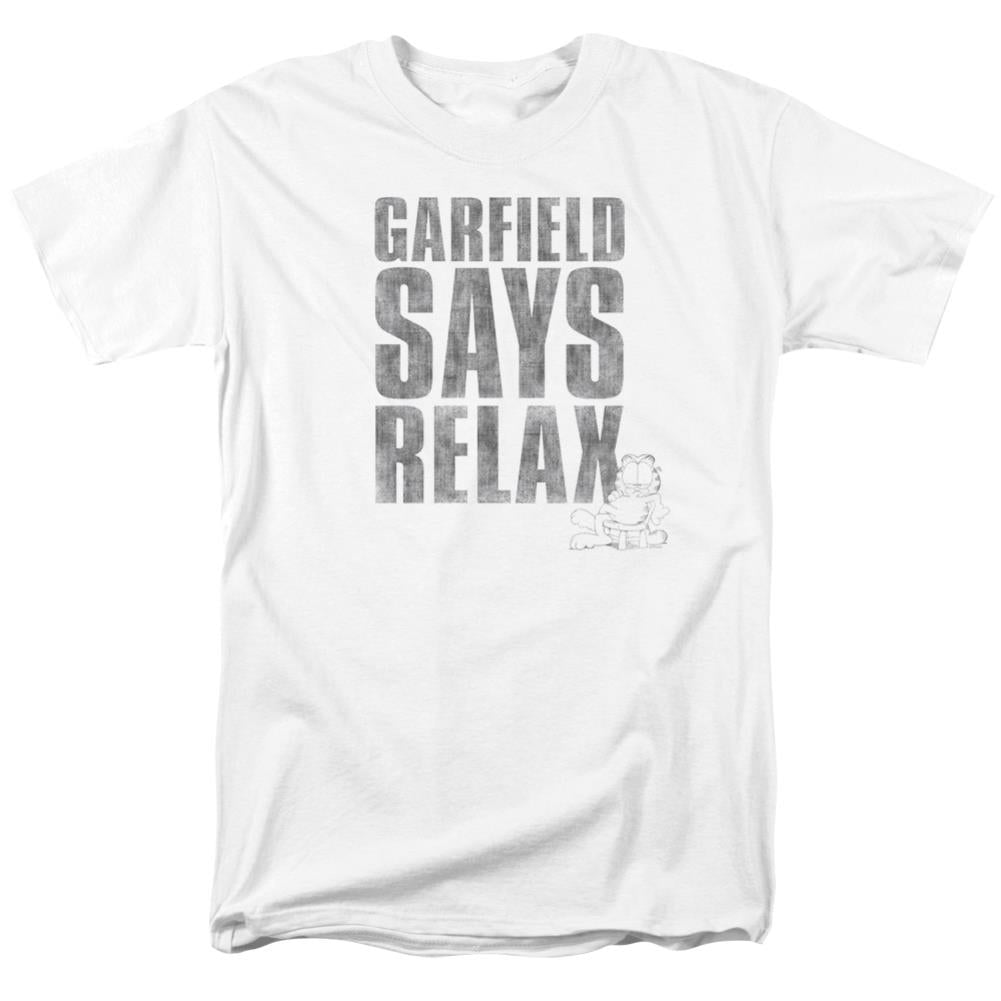 Garfield Relax Men's 18/1 Cotton Short-Sleeve T-Shirt