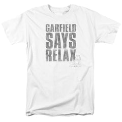 Garfield Relax Men's 18/1 Cotton Short-Sleeve T-Shirt