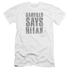 Garfield Relax Men's Ultra-Soft 30/1 Cotton Slim Short-Sleeve T-Shirt