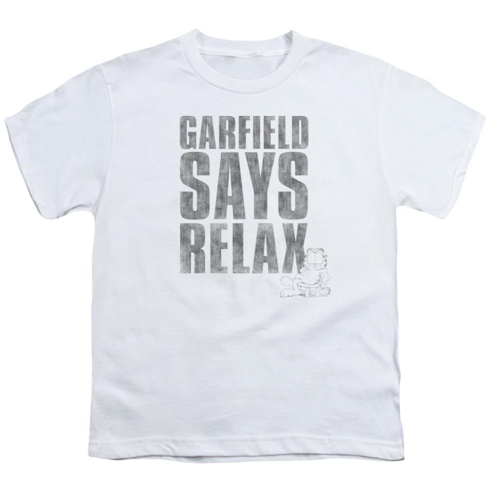 Garfield Relax Youth 18/1 100% Cotton Short-Sleeve T-Shirt