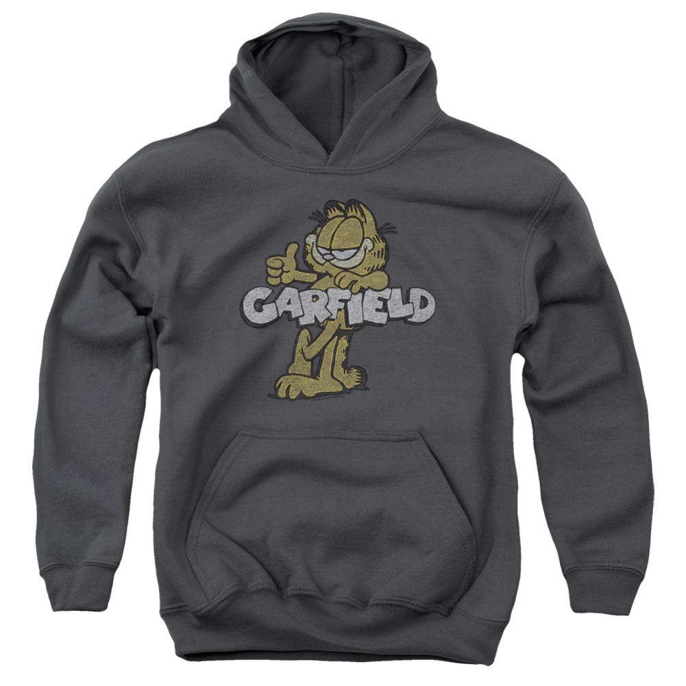 Garfield Retro Garf Youth Cotton Poly Pull-Over Hoodie