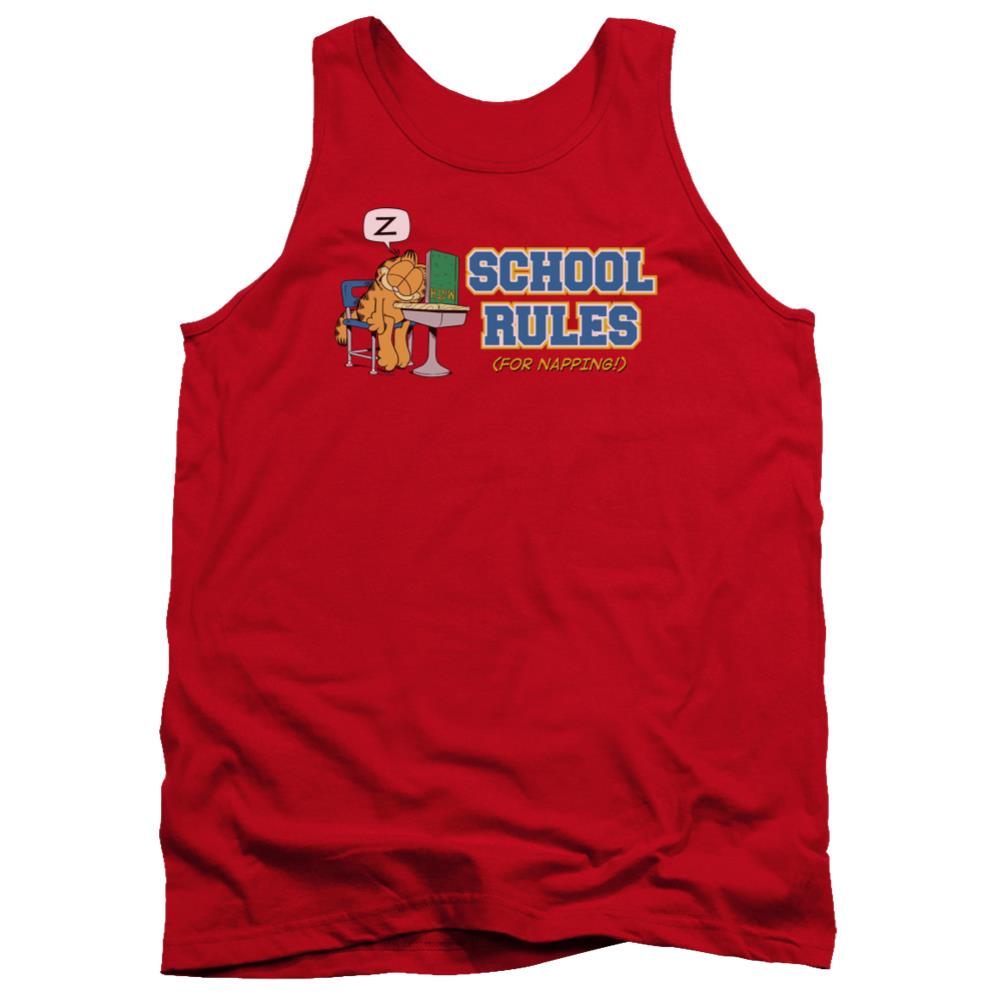 Garfield School Rules Men's 18/1 Cotton Tank Top