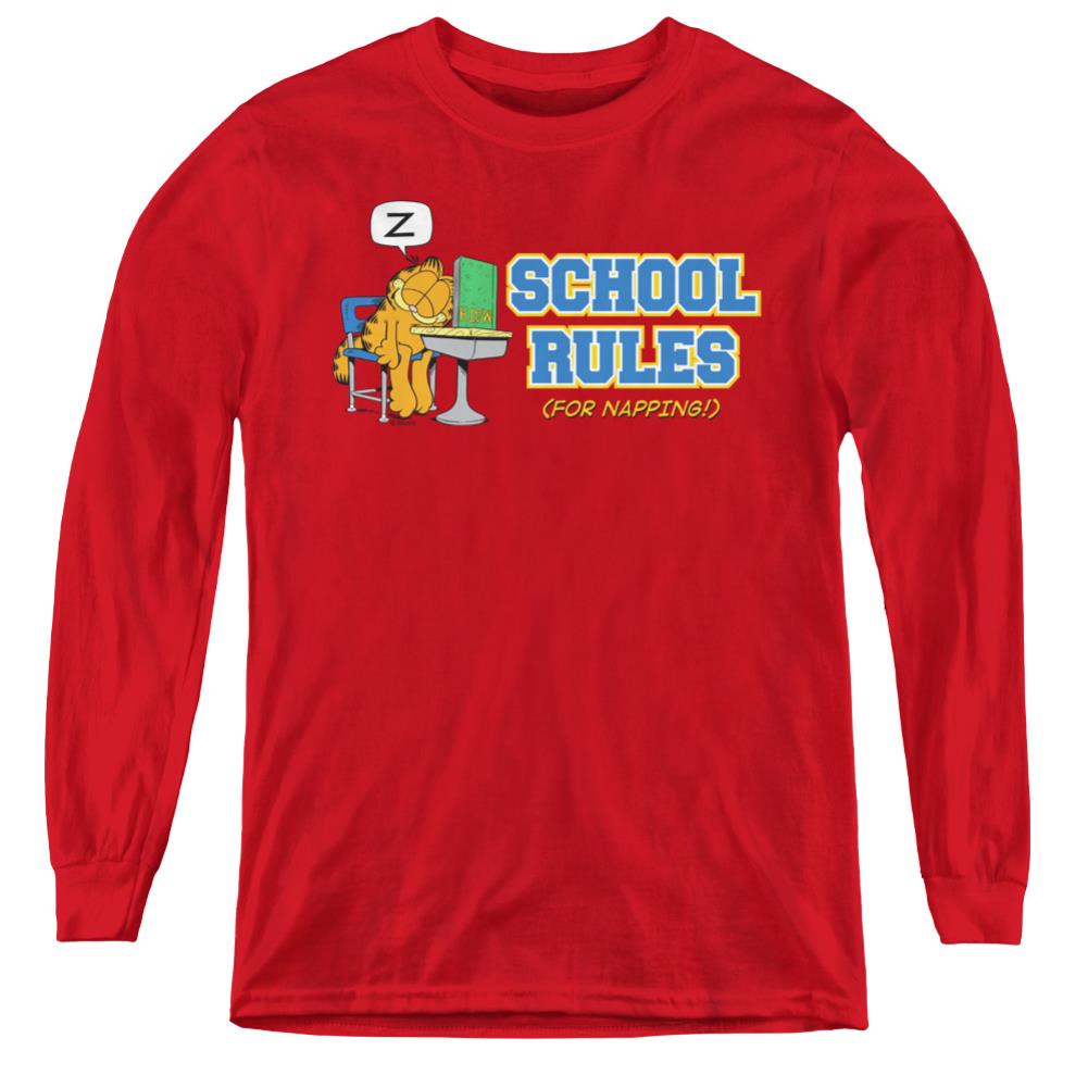 Garfield School Rules Youth Long-Sleeve T-Shirt