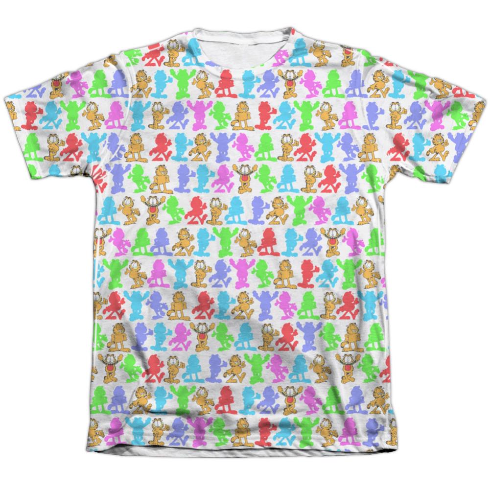 Garfield Silhouettes Men's Regular Fit Poly Cotton Short-Sleeve T-Shirt
