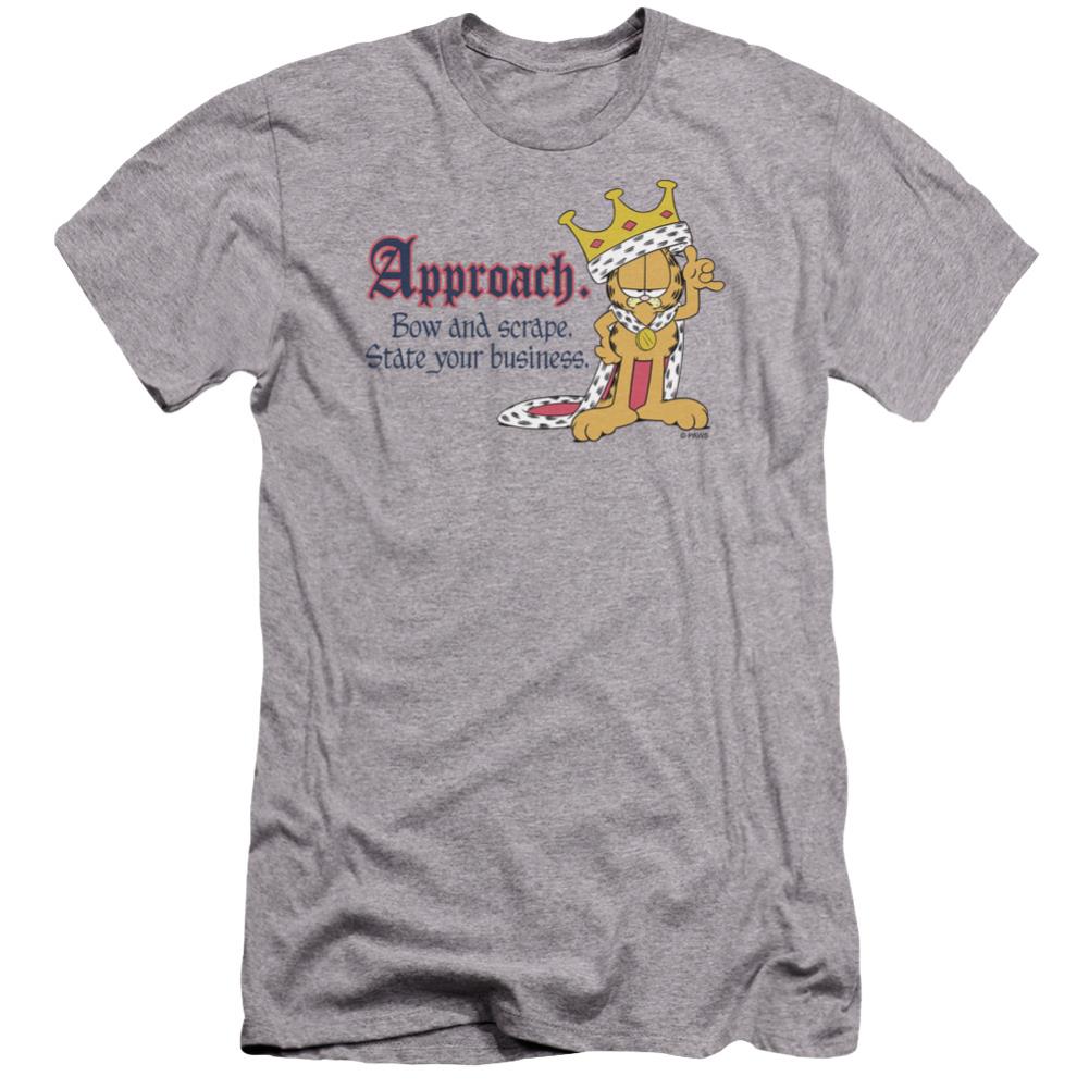Garfield State Your Business Men's Ultra-Soft 30/1 Cotton Slim Short-Sleeve T-Shirt