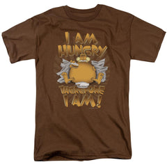 Garfield Therefore I Am Men's 18/1 Cotton Short-Sleeve T-Shirt