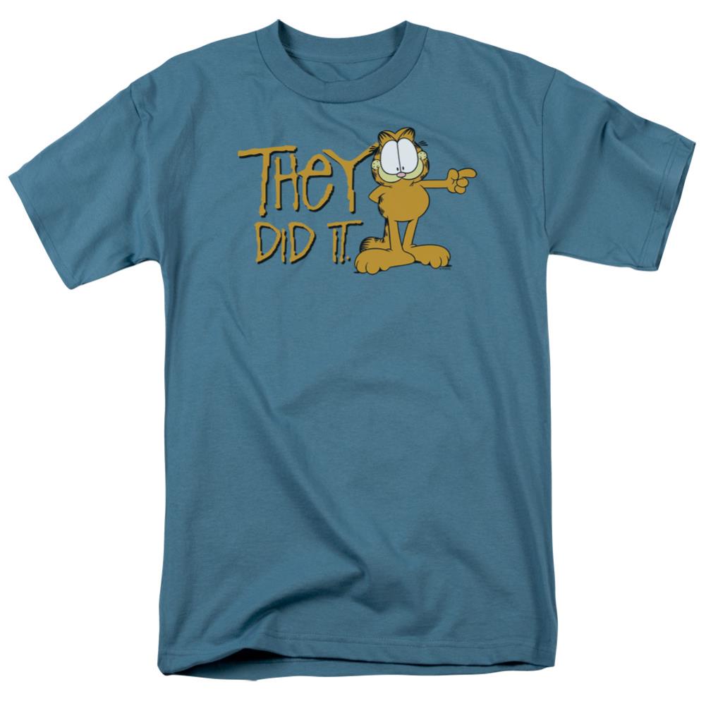 Garfield They Did It Men's 18/1 Cotton Short-Sleeve T-Shirt