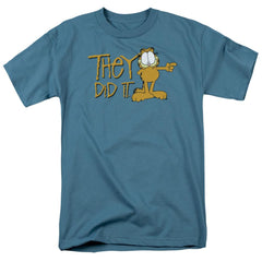 Garfield They Did It Men's 18/1 Cotton Short-Sleeve T-Shirt