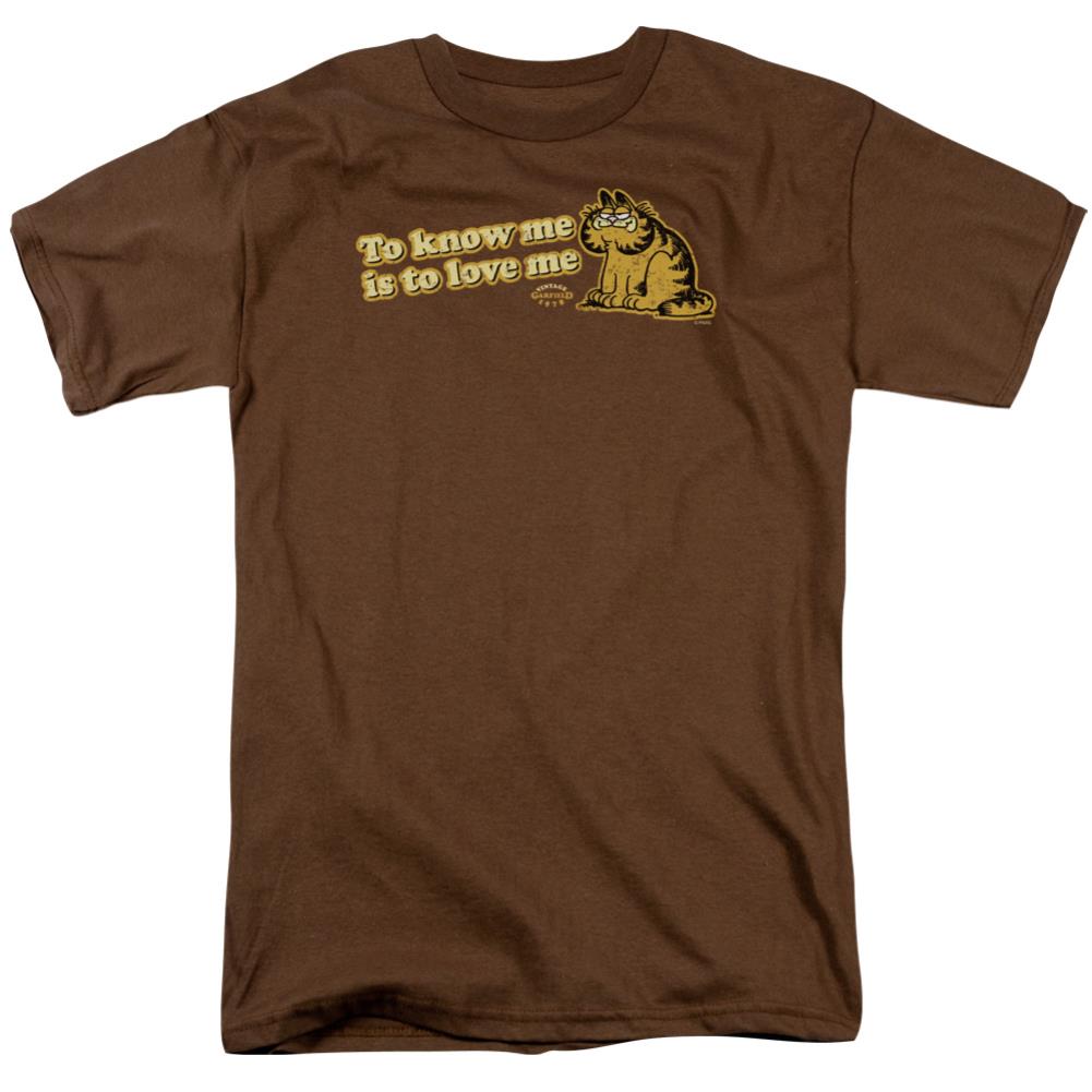 Garfield To Know Me Is To Love Me Men's 18/1 Cotton Short-Sleeve T-Shirt