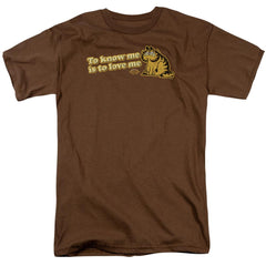 Garfield To Know Me Is To Love Me Men's 18/1 Cotton Short-Sleeve T-Shirt