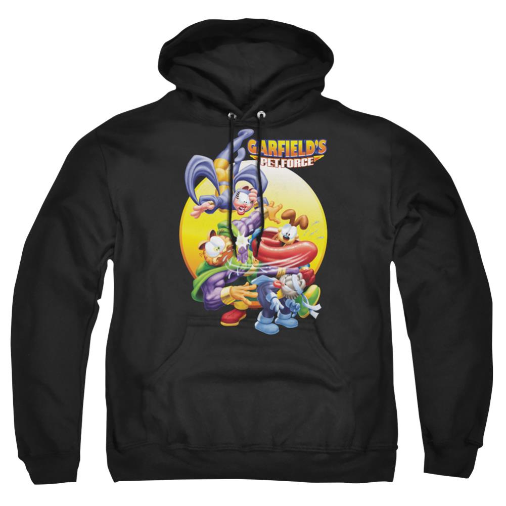 Garfield Tongue Of Doom Men's Pull-Over 75 25 Poly Hoodie