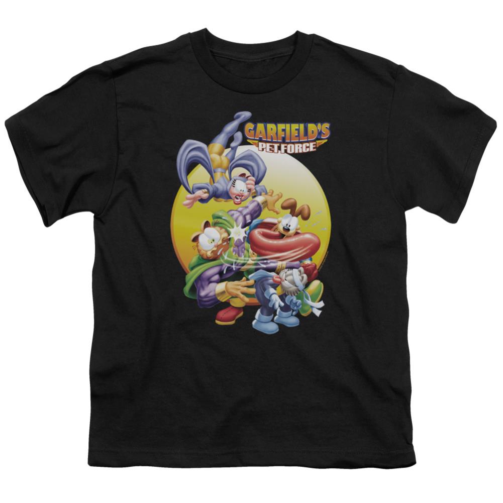 Garfield Tongue Of Doom Youth 18/1 100% Cotton Short-Sleeve T-Shirt