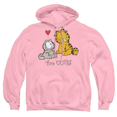 Garfield Too Cute Men's Pull-Over 75 25 Poly Hoodie