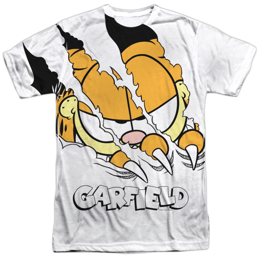 Garfield Torn Men's Regular Fit Polyester Short-Sleeve T-Shirt