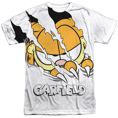 Garfield Torn Men's Regular Fit Polyester Short-Sleeve T-Shirt