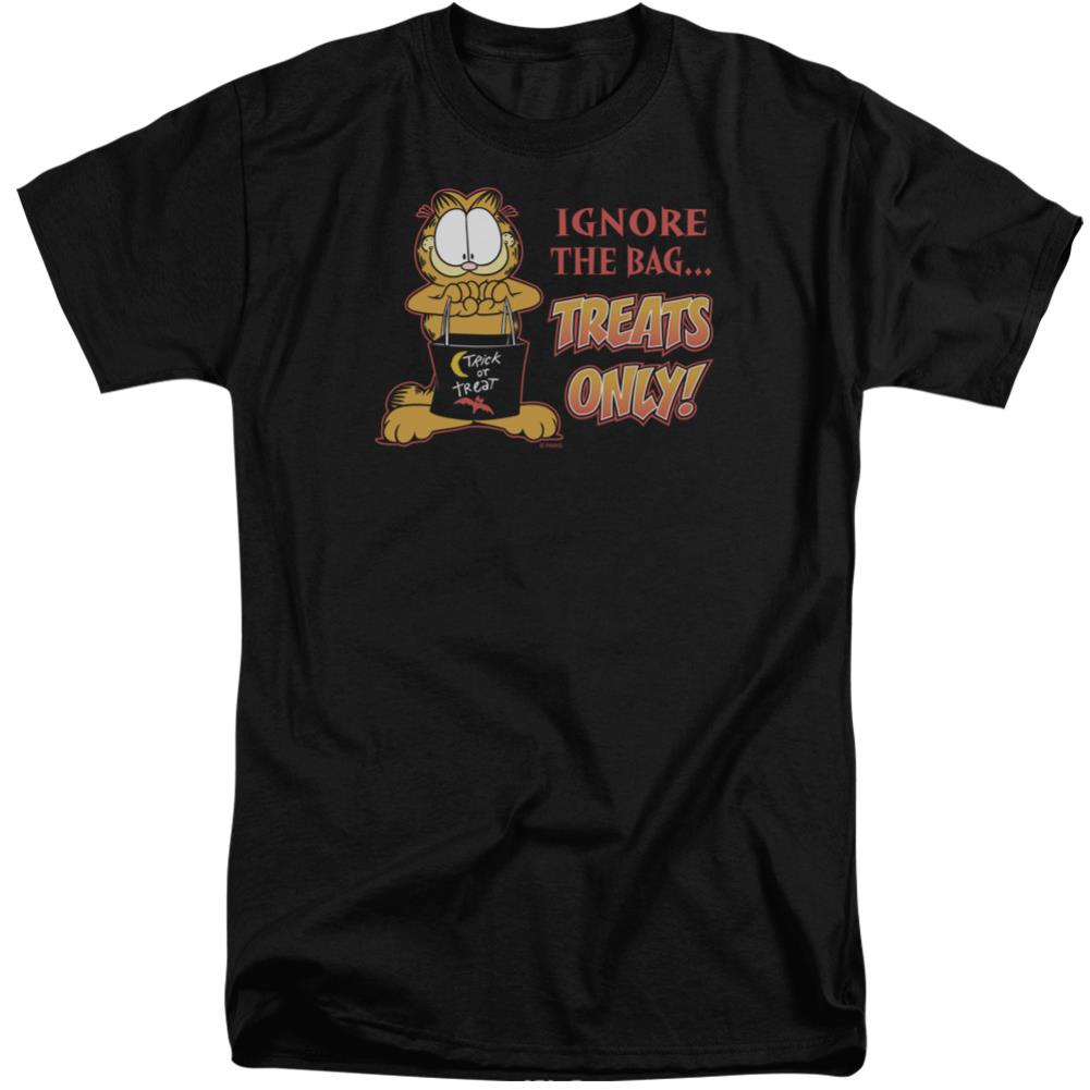 Garfield Treats Only Men's 18/1 Tall Cotton Short-Sleeve T-Shirt