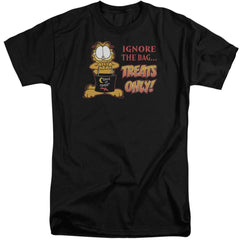 Garfield Treats Only Men's 18/1 Tall Cotton Short-Sleeve T-Shirt