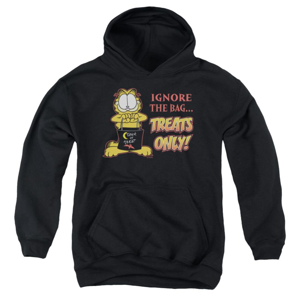 Garfield Treats Only Youth Cotton Poly Pull-Over Hoodie