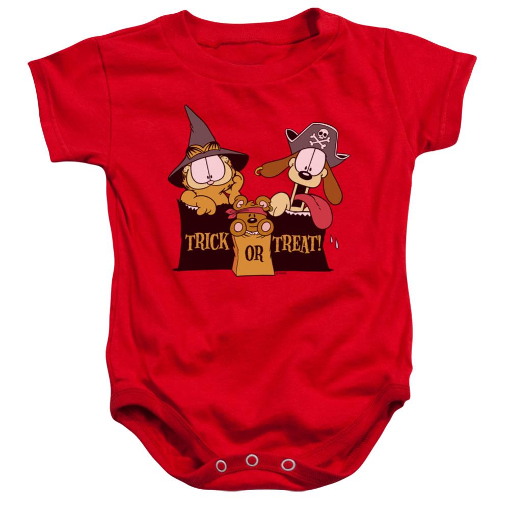 Garfield Trick Or Treat Infant's Cotton SS Snapsuit